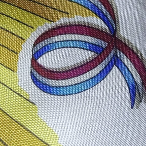 Hermes Republique Francaise 1789 vintage large silk scarf carre 90 EUC - Picture 11 of 11